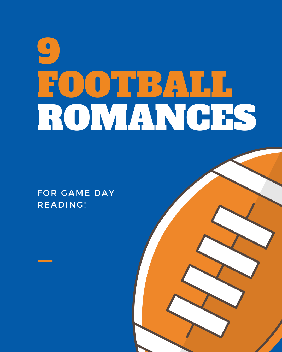 9 Football Romances for Game Day Reading