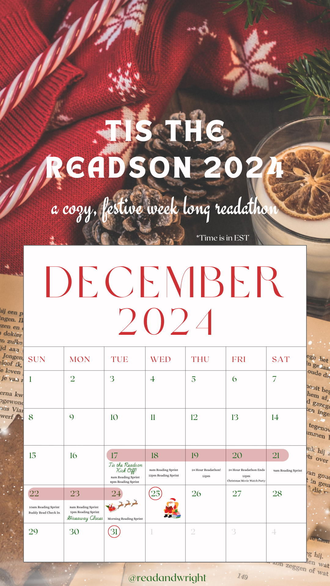 Tis the Readson: 2024 Holiday Readathon