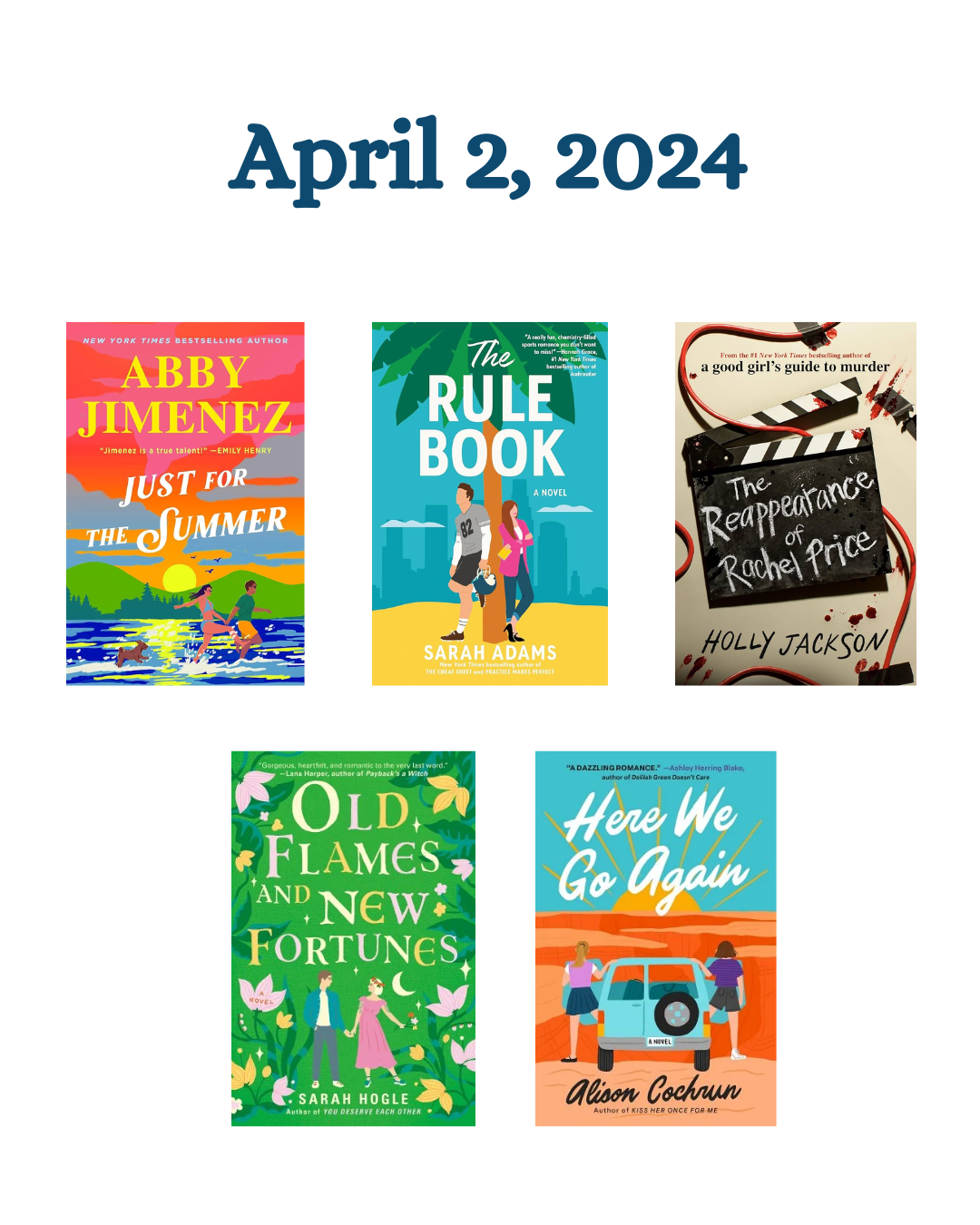 April 2025 Book Releases on My Radar — Read & Wright