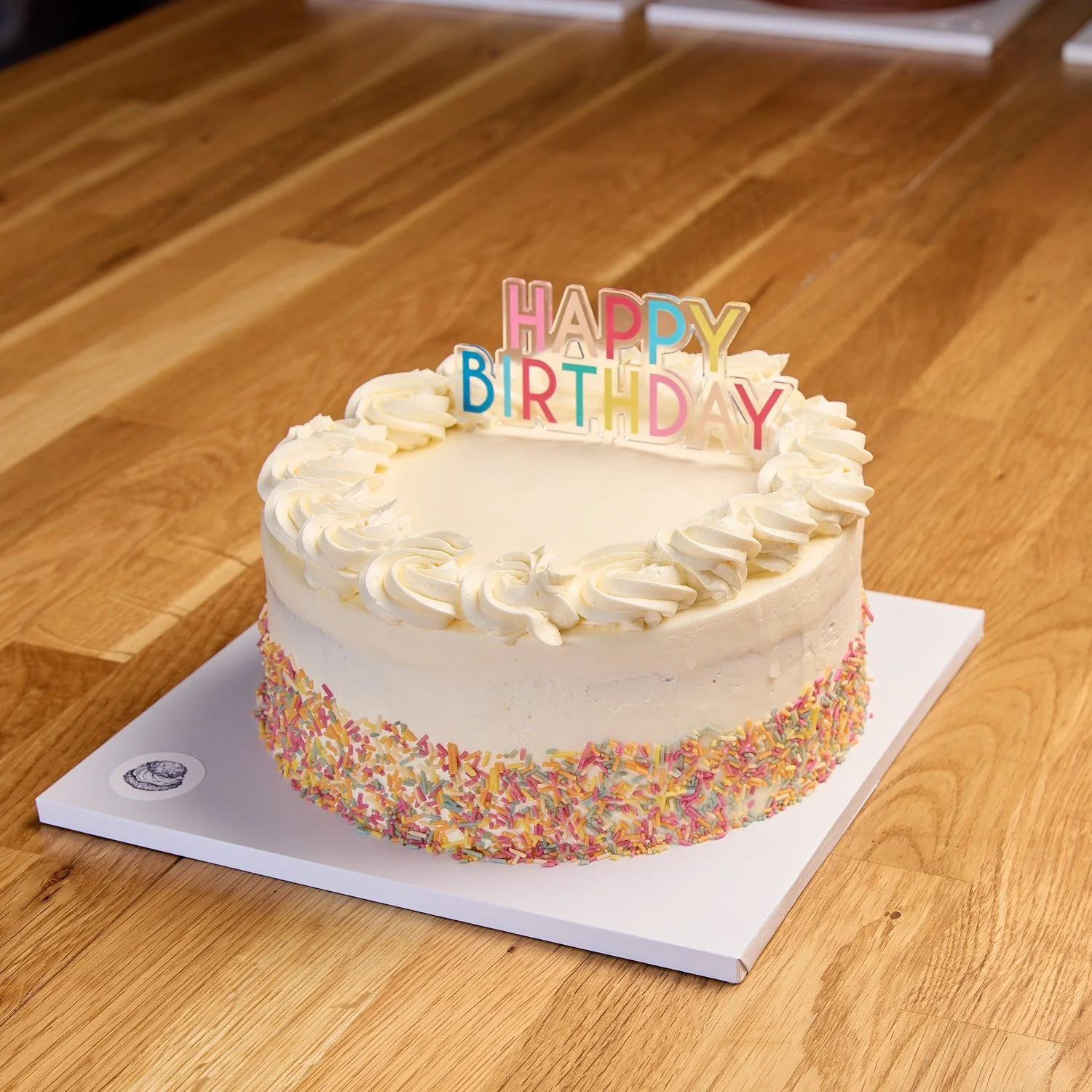 Classic birthday cake