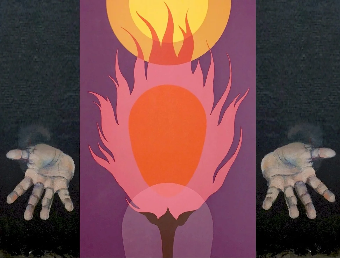 “I AM” Burning Bush image by Clarence Carter