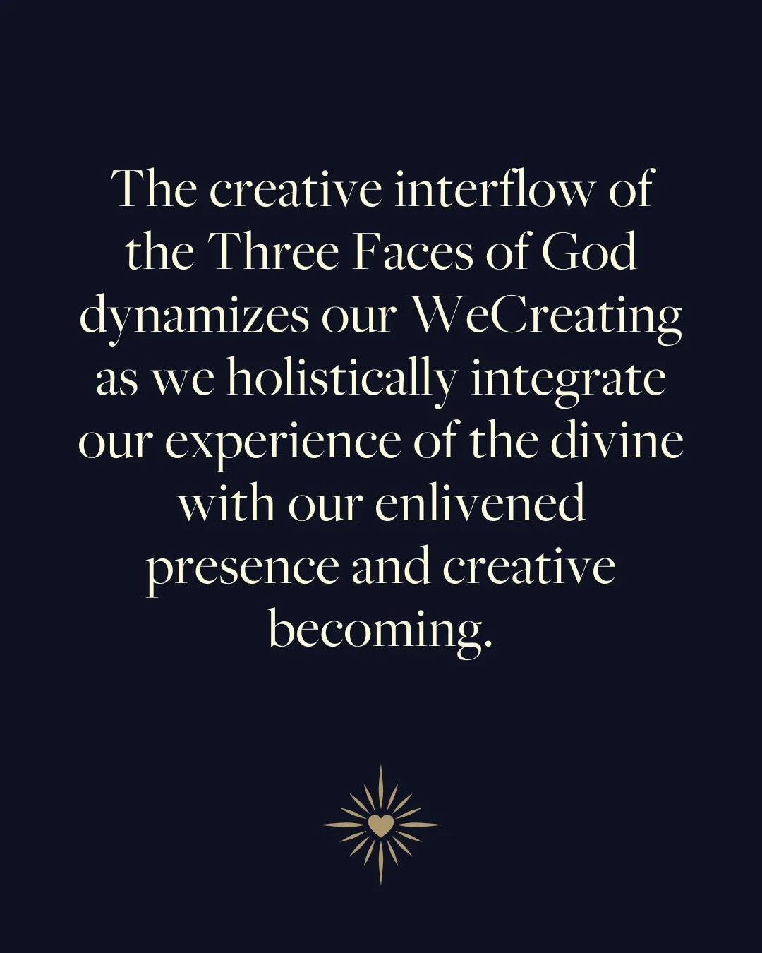 Welcoming the Three Faces of God – An Opening Practice of Divine Encounter
If the Three Faces of God is a new framework, theology, or understanding of God for you, we invite you to welcome the experience of engaging with God-Being-Us, God-Besi