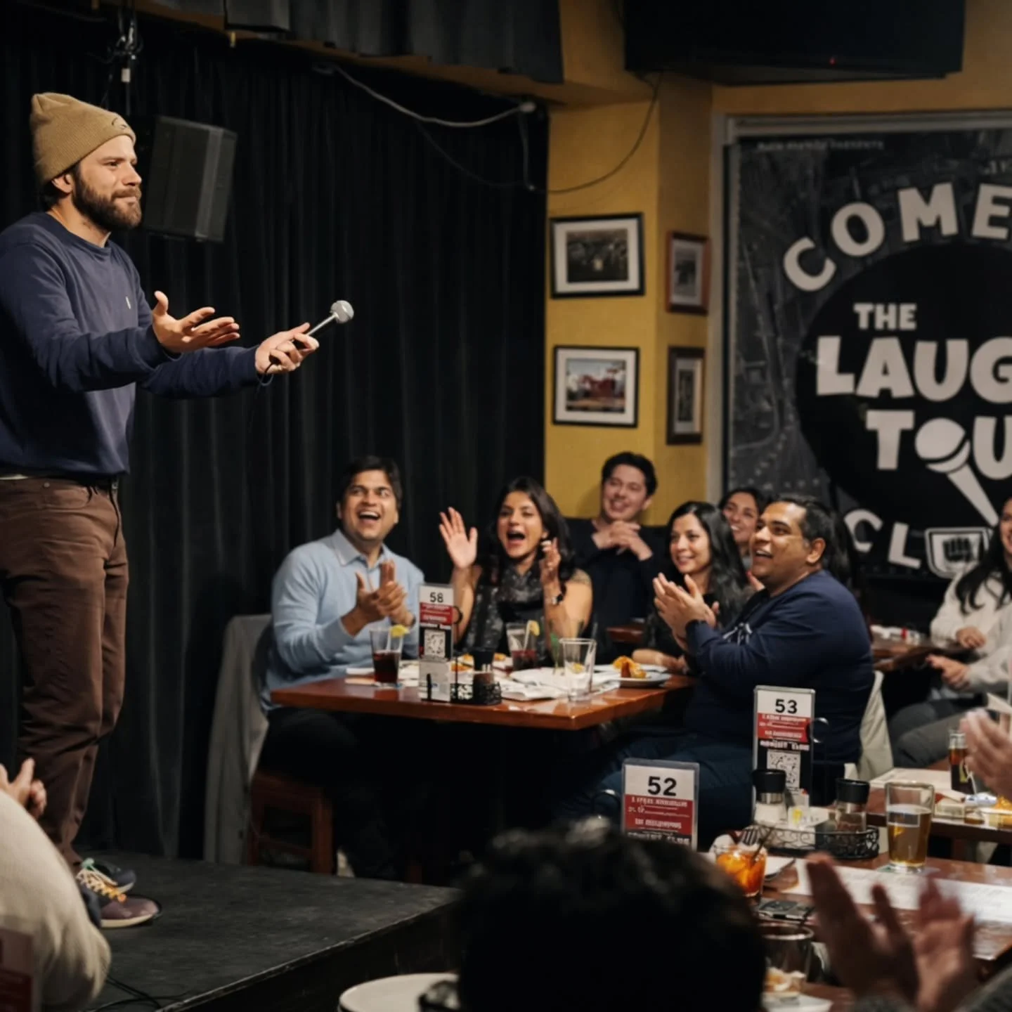 Minus 2 windchill&hellip; and the shows were still 🔥🔥🔥

This weekend we hit our 140th sold-out show &mdash; with a roaring fireplace + a roaring crowd. Honestly, it felt like we were laughing in defiance of winter. 😂❄️

People came from Pennsylva