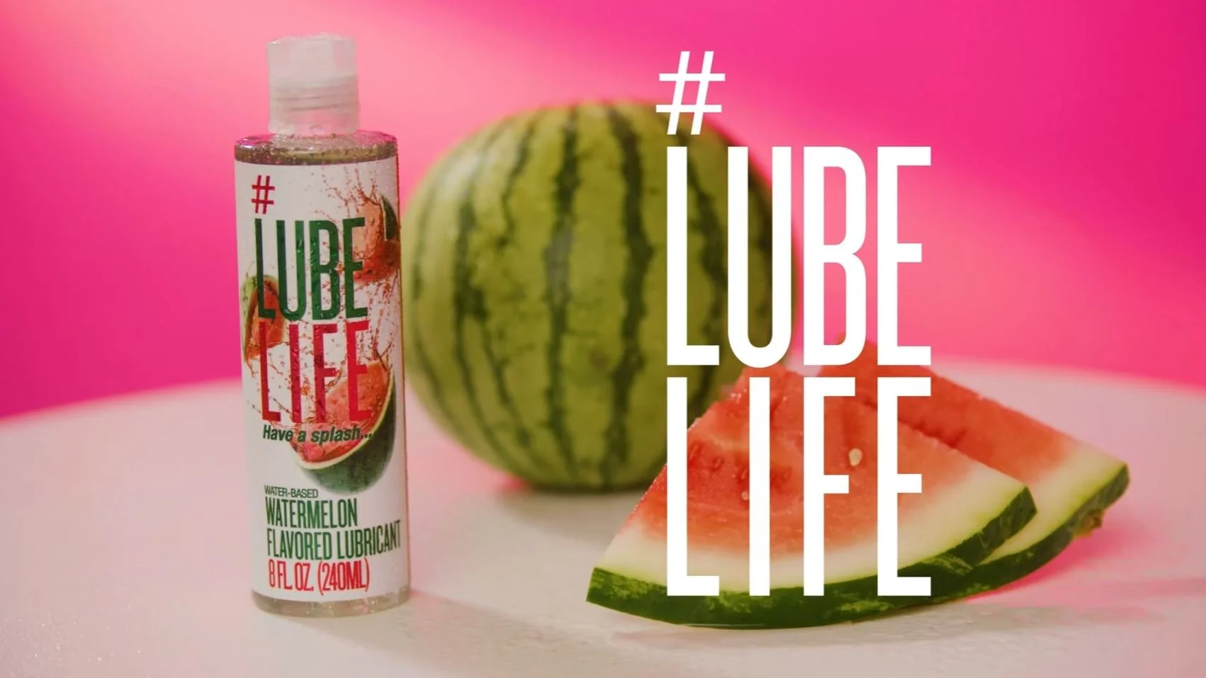 #LubeLife Water-Based Watermelon Flavored Lubricant