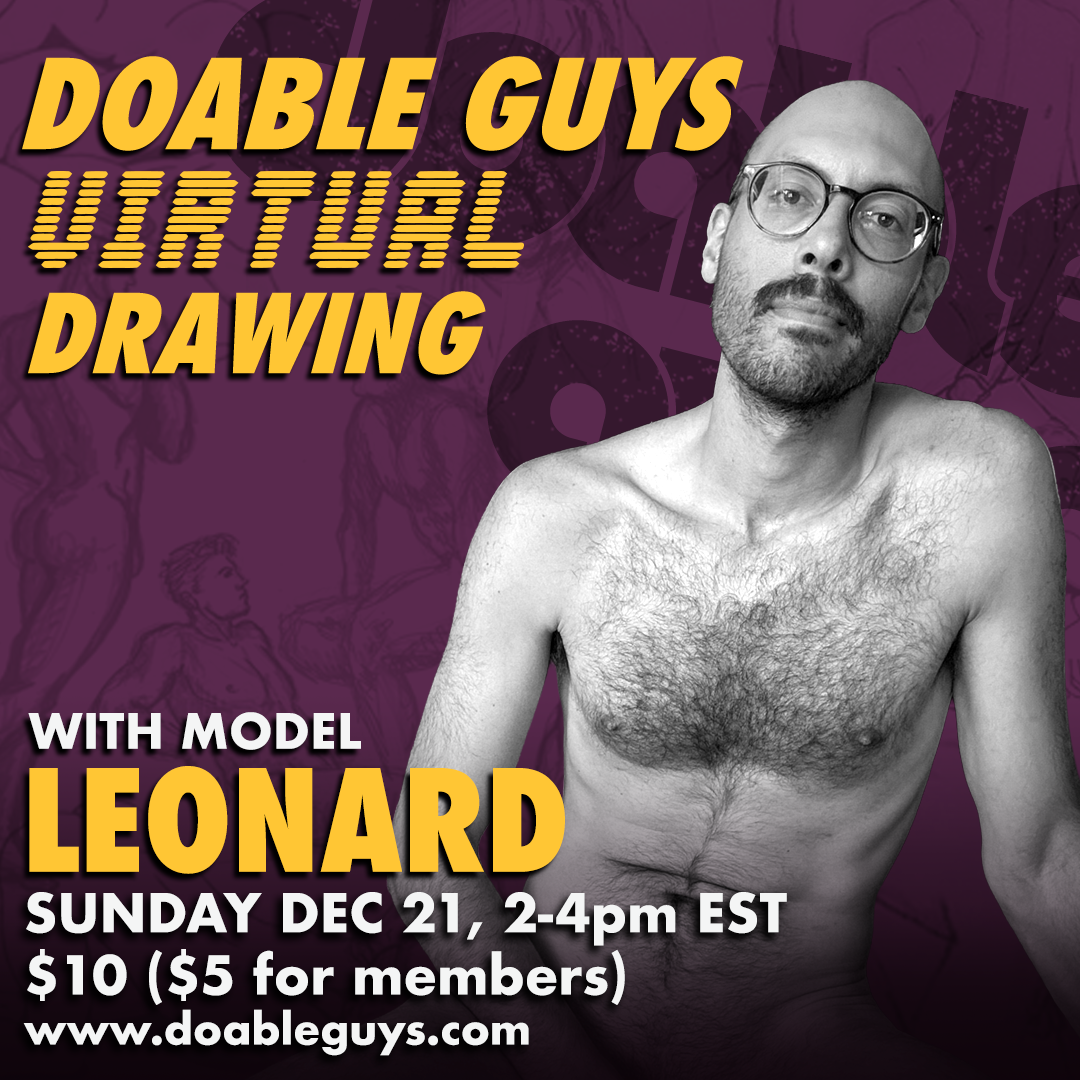 Virtual Drawing Session with Leonard