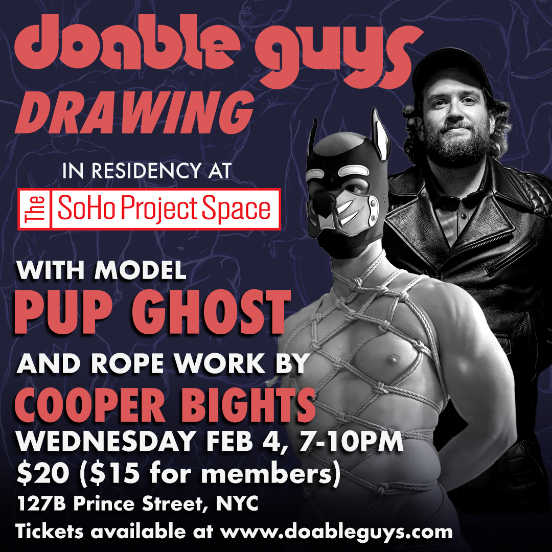 🪢 In-Person Drawing Session with Pup Ghost and Cooper