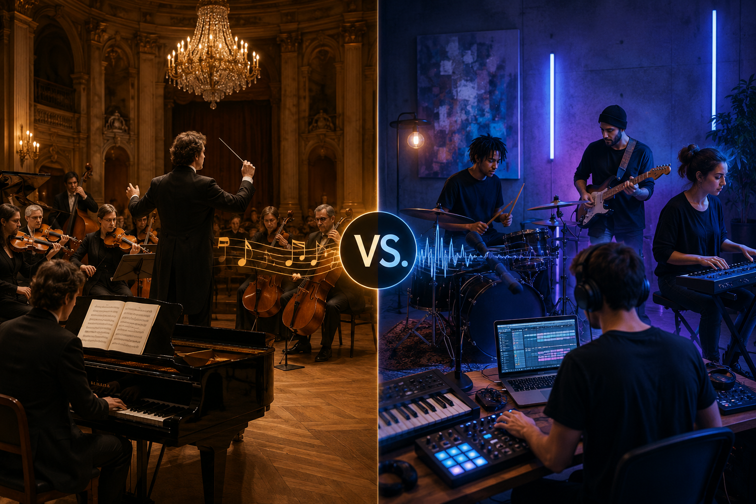 Classical Music vs. Contemporary Music: Understanding the Key Differences