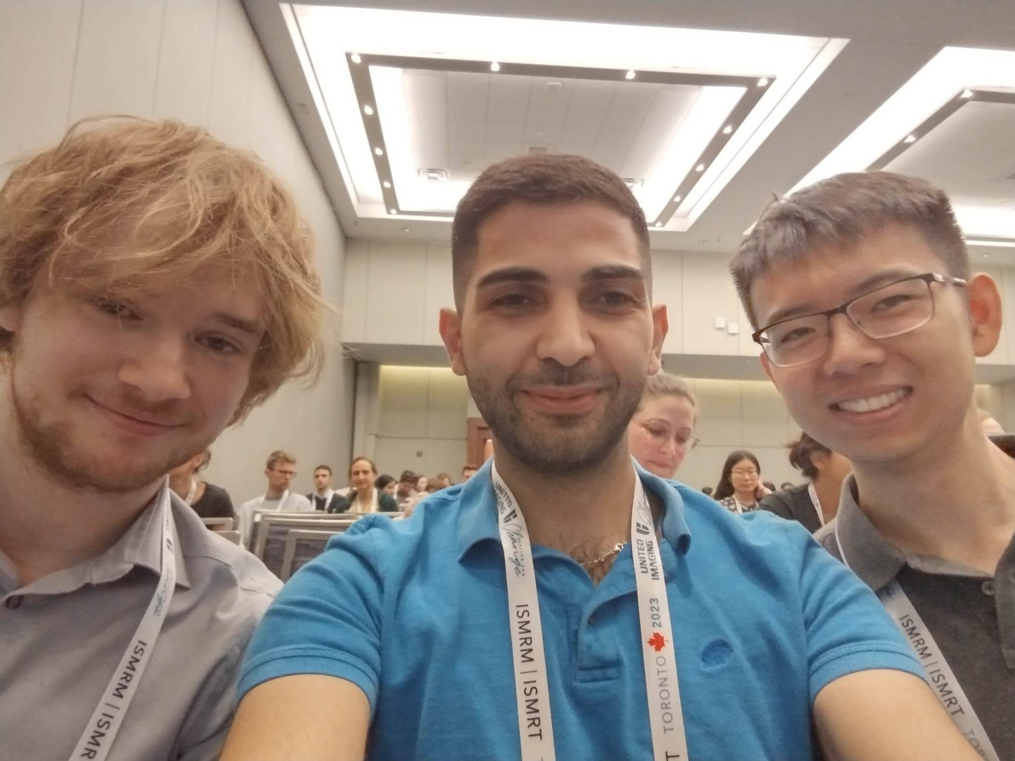 2023 ISMRM: Alex Mertens, Sadi Loai, and William Hong