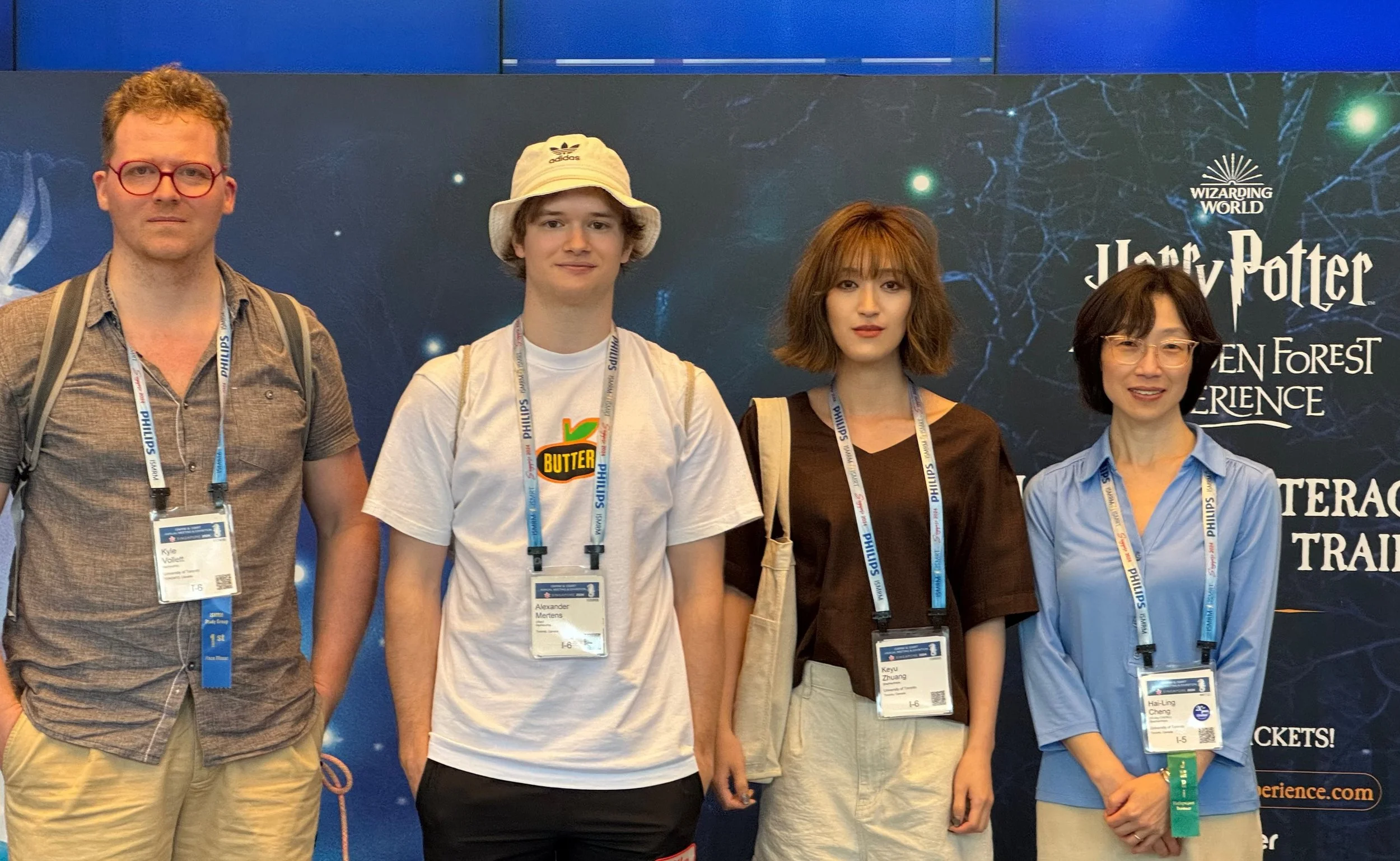 2024 ISMRM: Kyle Vollett, Alex Mertens, Keyu Zhuang, Hai-Ling Cheng.