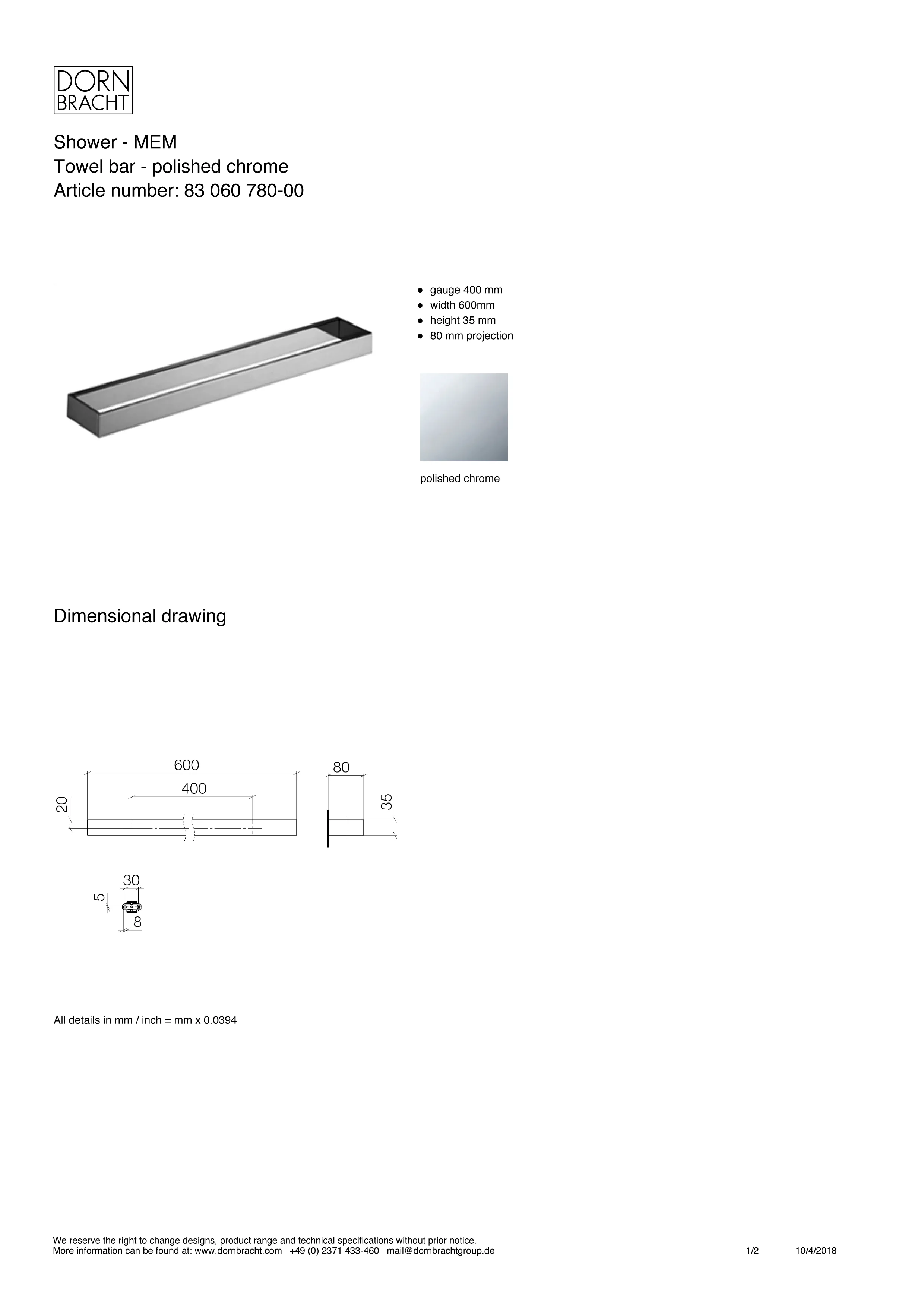Dornbracht MEM towel bar specification sheet-1.jpg