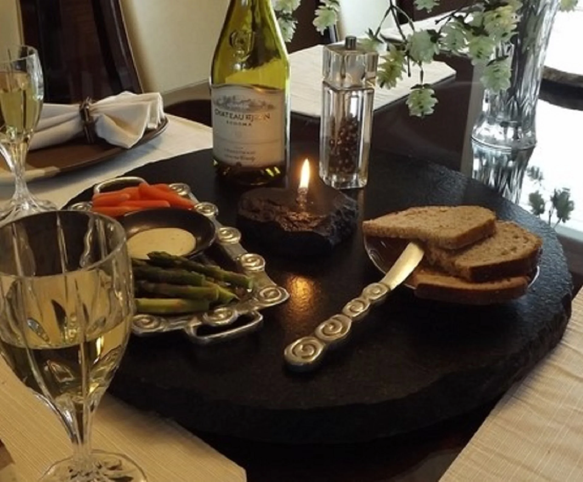 Black Lazy Susan with Candle G.jpg