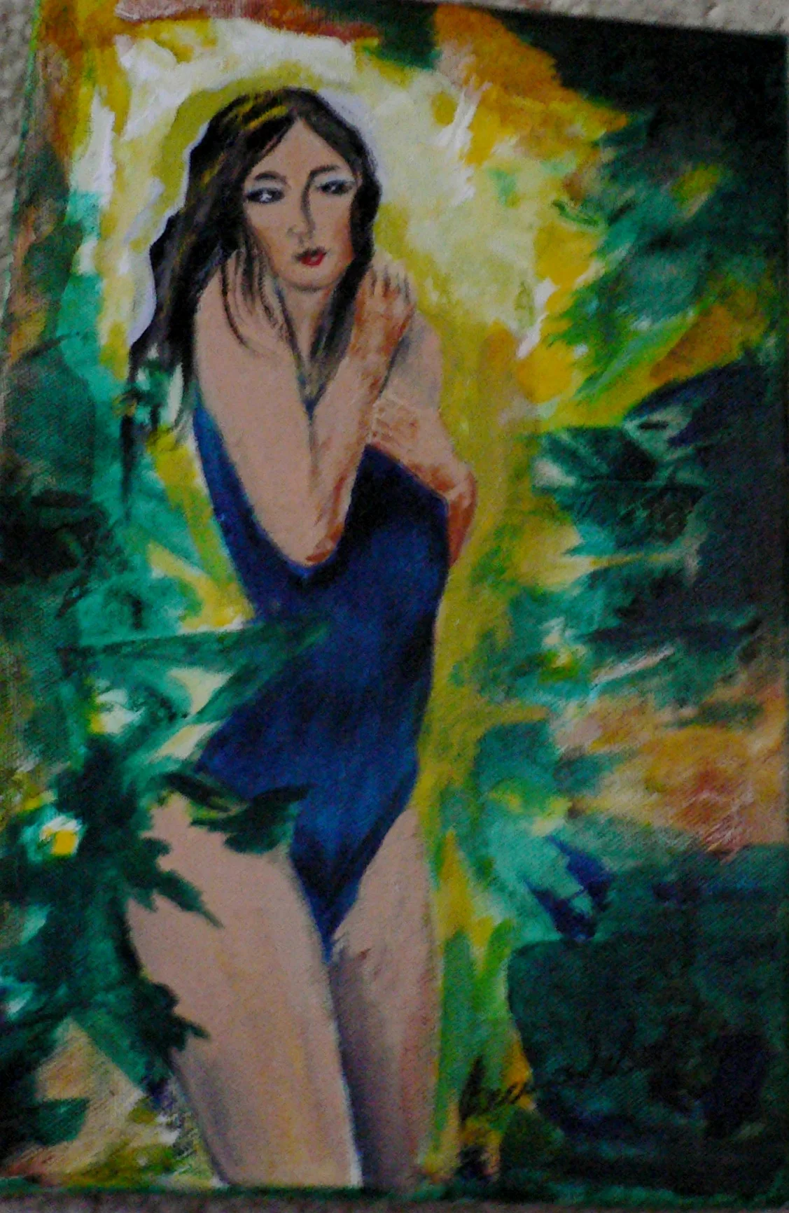 Girl in Bathing suit