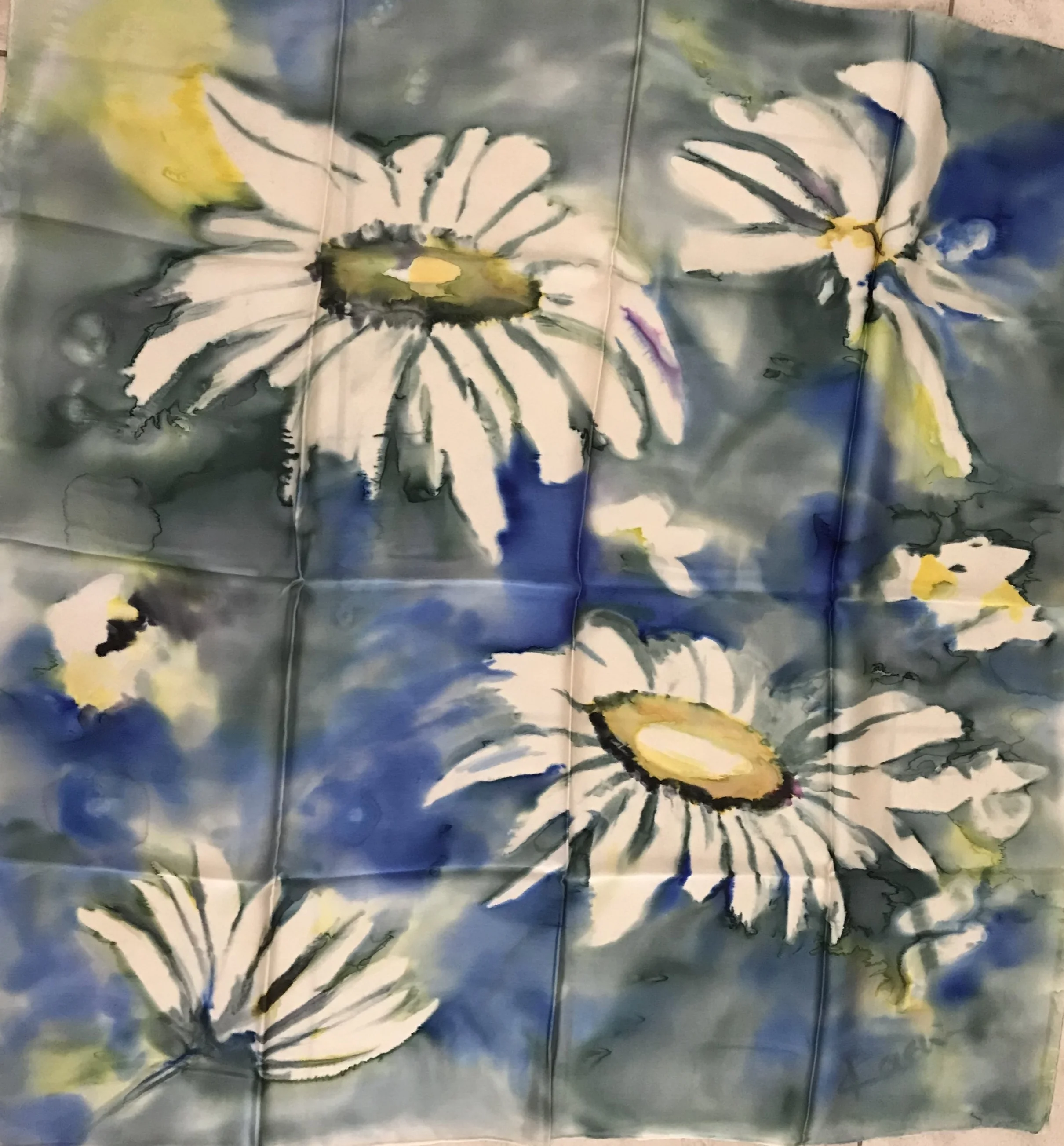  Heavy Silk Scarf, 82  x 82, $67.— 