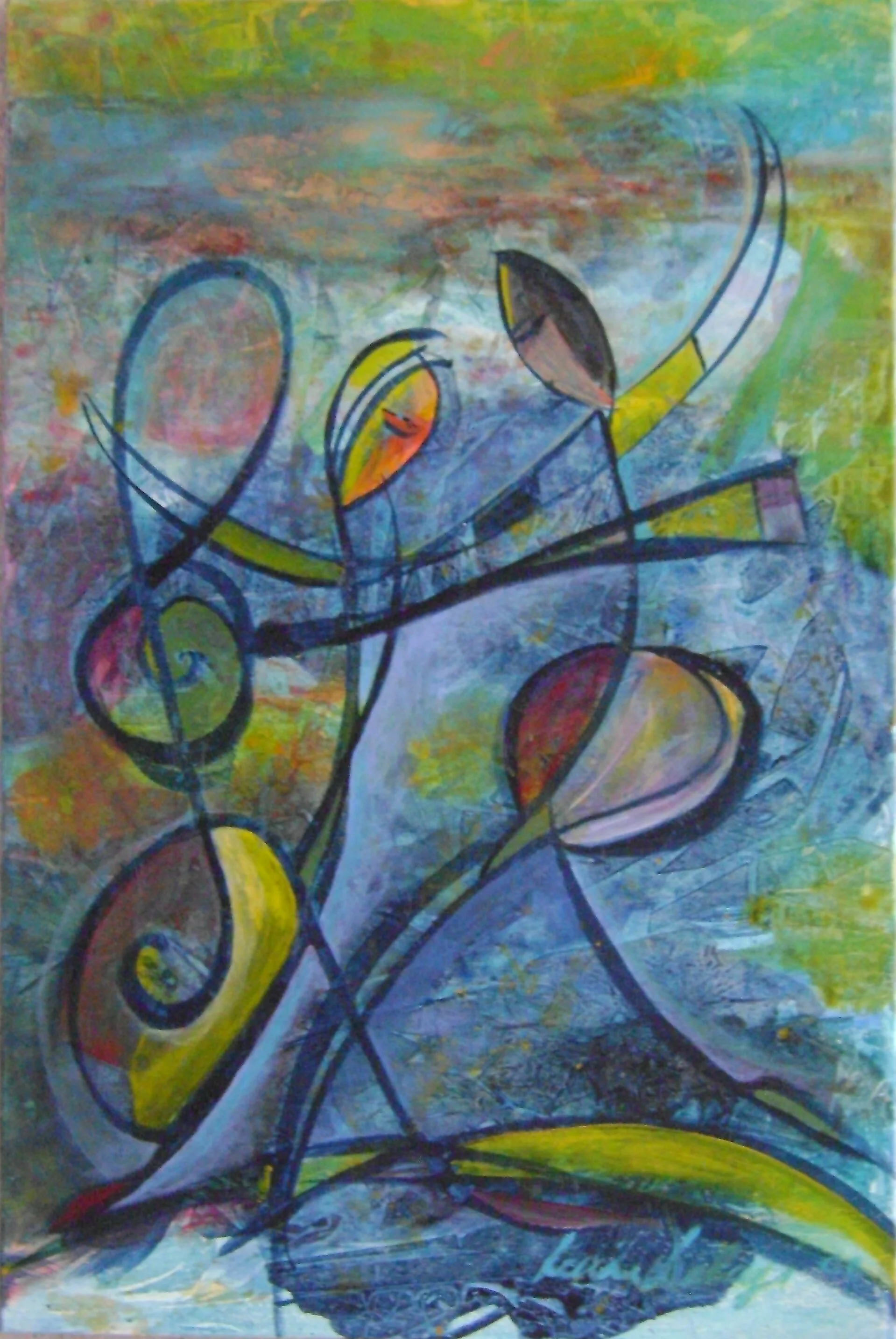 "Pax de deux"  Love is like dancing on clouds
