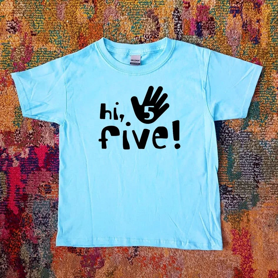 5th Birthday Shirt — Christine Walker Art - Main Image