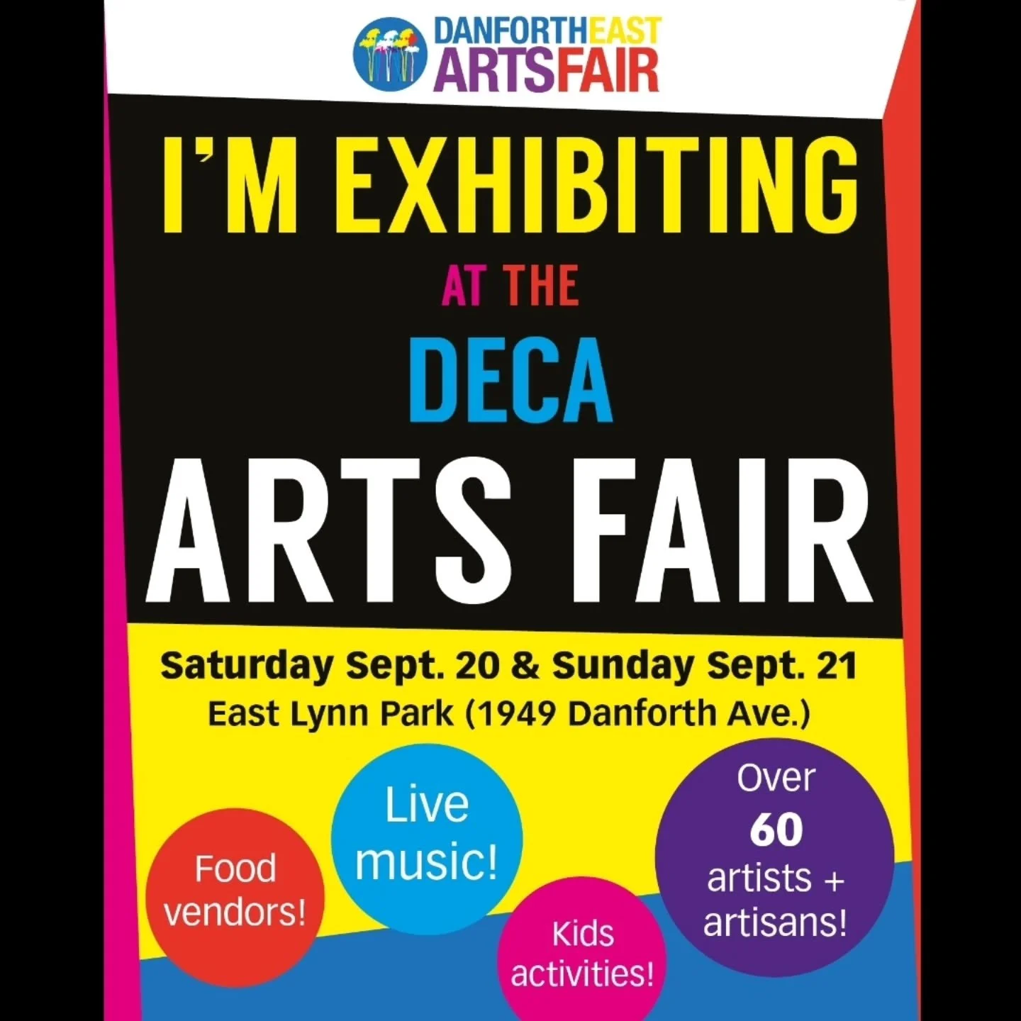 3.5 weeks!!!! I'll be at booth 31. πππ There are a bunch of other fantastic artists who will be there too. And those twisty tornado potato sticks.. always a good time!