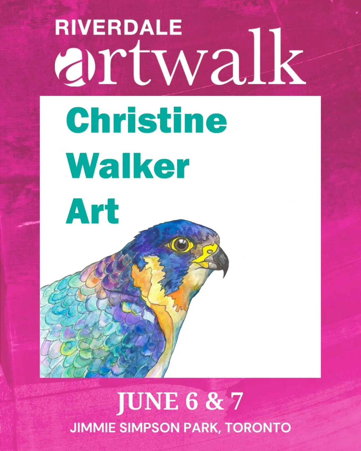 I'm participating in the Riverdale Artwalk again. 🎉🙌 It's always such a great show! June 6 &amp; 7. 🎨🐦😍