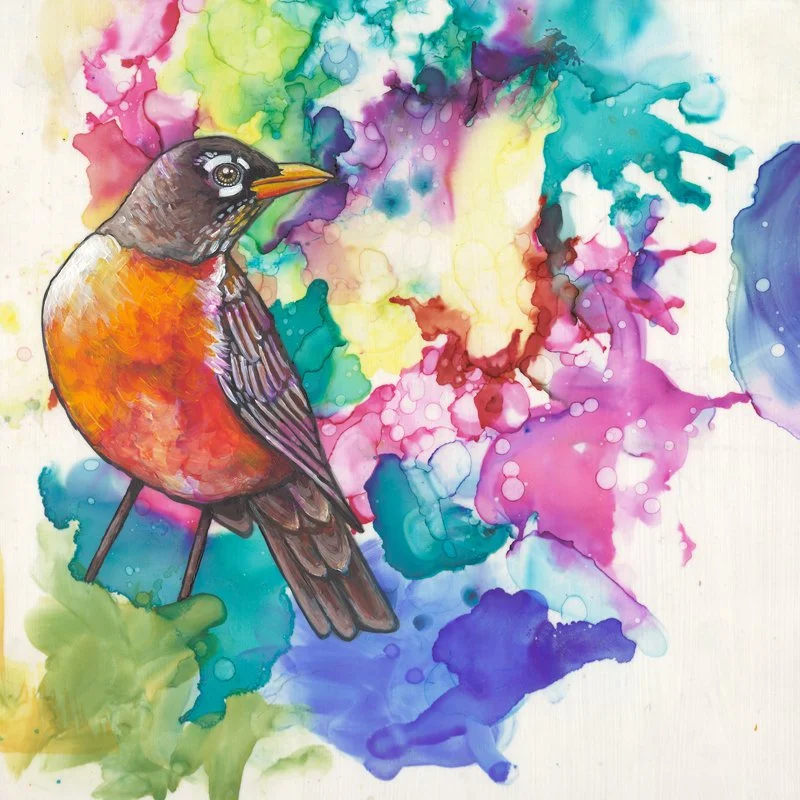 Vibrant Robin