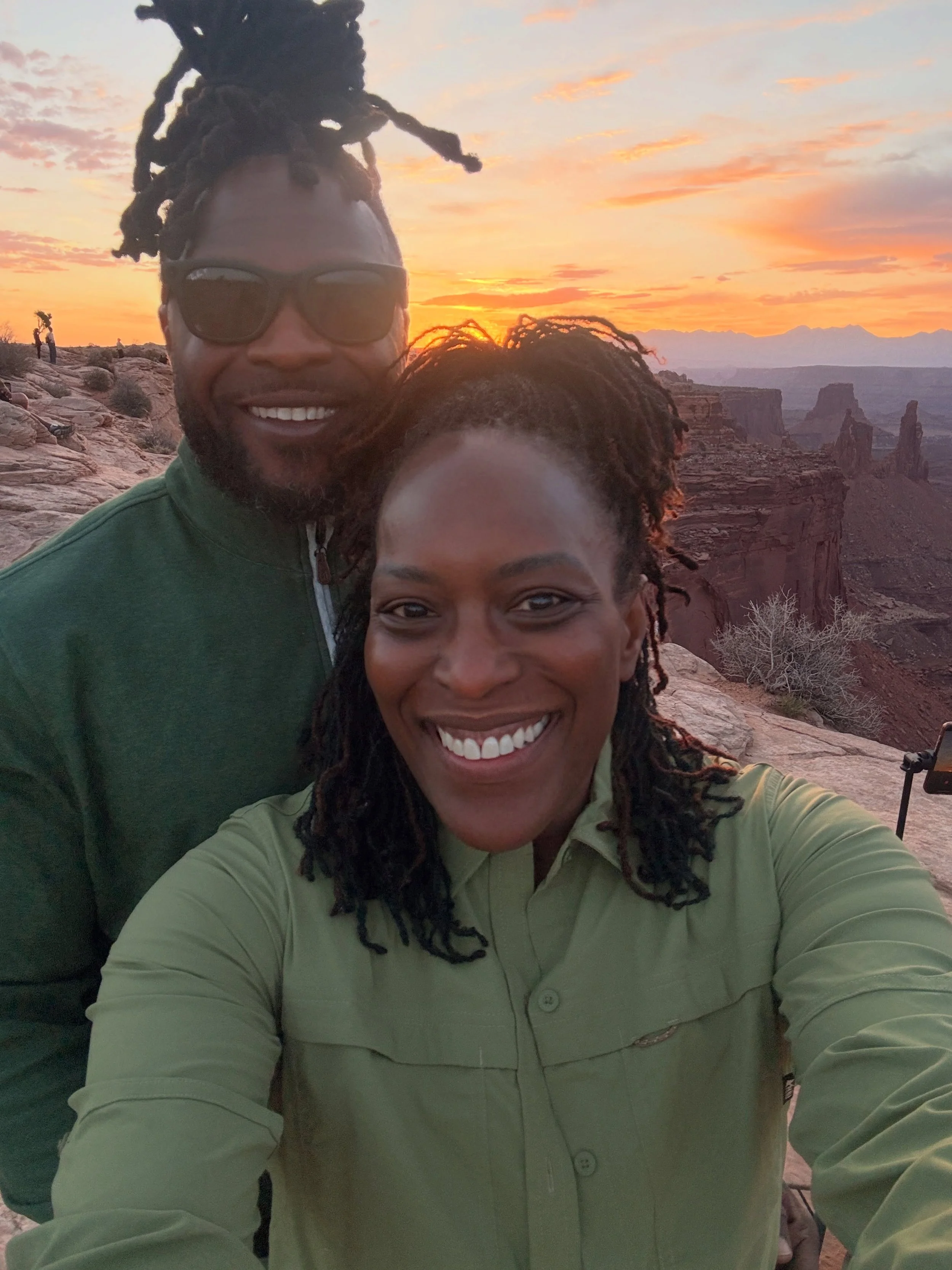 Canyonlands National Park set the bar high from the very beginning.

We started the day before sunrise at Mesa Arch, joining other early risers as we waited for the first light to spill across the canyon. And it was worth every minute. Watching the s