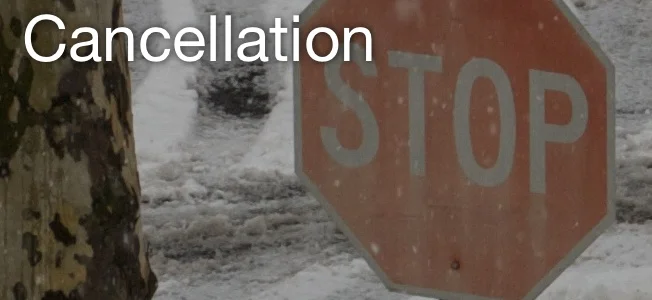 Jan 5 Worship Cancelled