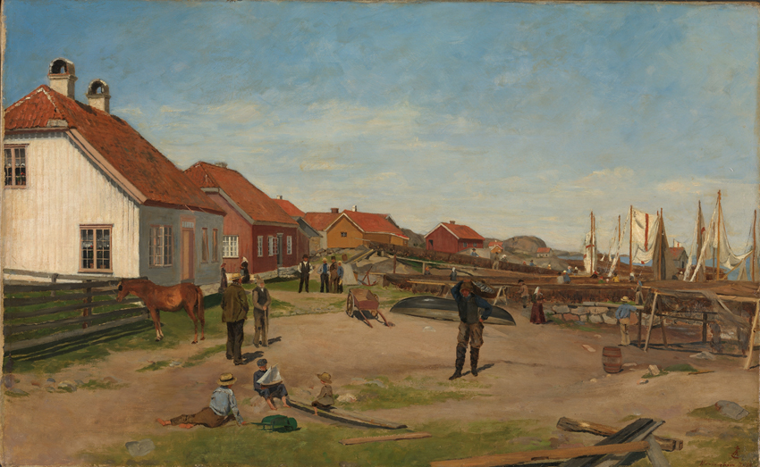 «Fra Nevlunghavn» 1880