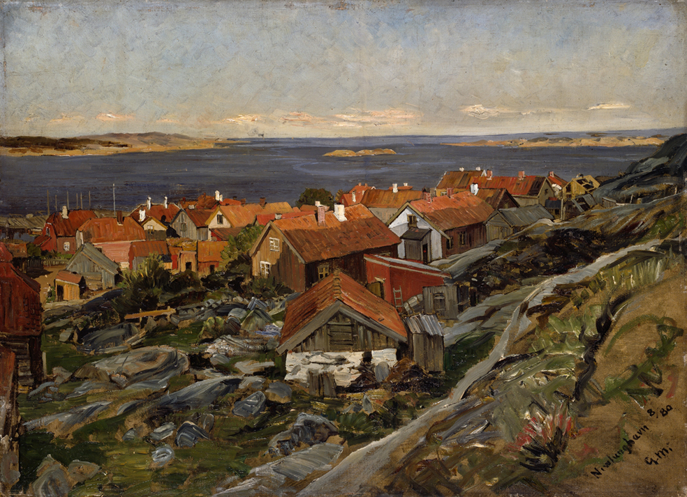  «Nevlunghavn» 1880 (Skisse)