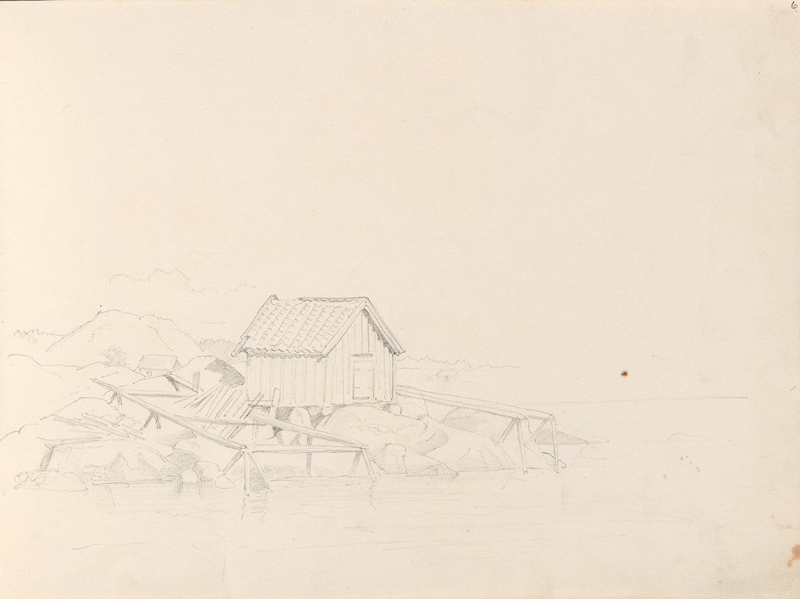 «Båthus, Nevlunghavn» September 1861