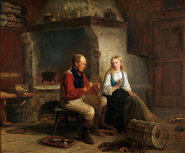 «Fiskeren og hans datter» 1864