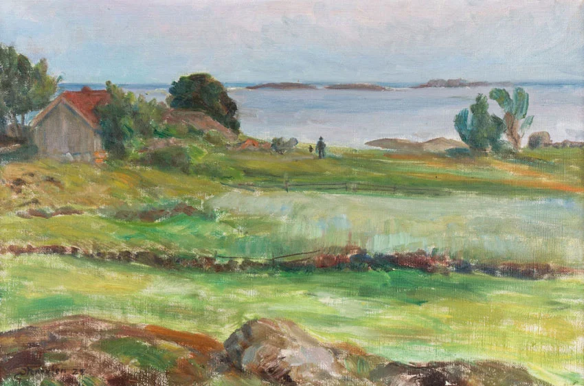 «Efter solnedgang, Nevlunghavn» 1928