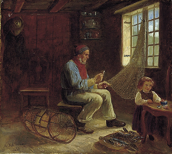 «Fiskeren og hans datter» 1861