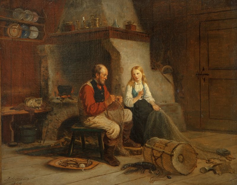 "Fiskeren og hans datter" 1864