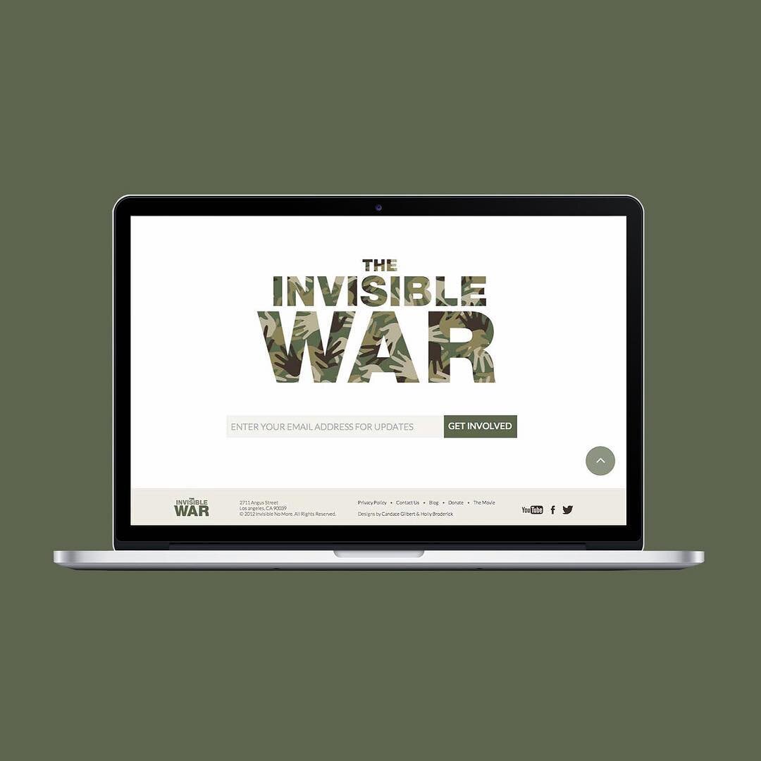 🎥💻 Graphic and Web Design for the Invisible War documentary 💻🎥 #webdesign