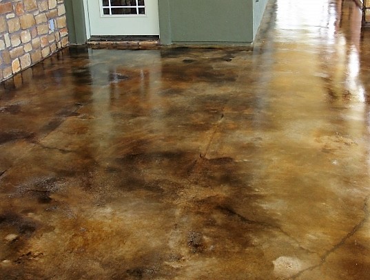 Stained Concrete Patio