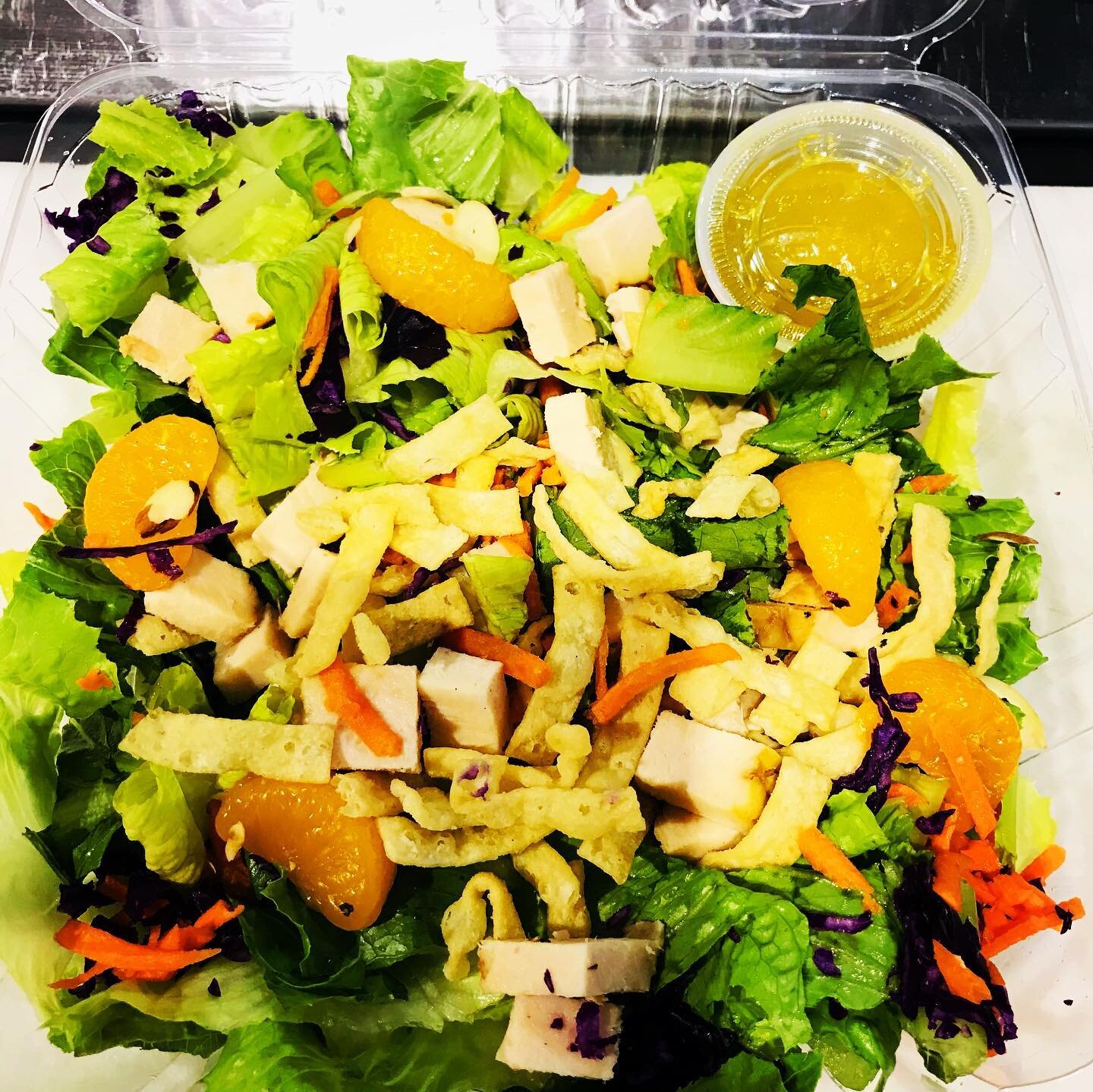 Wednesday/Thursday special Chinese chicken salad or wrap! Daily soup specials available. Full menu for takeout or curbside 509-794-3445 #quincypublicmarket