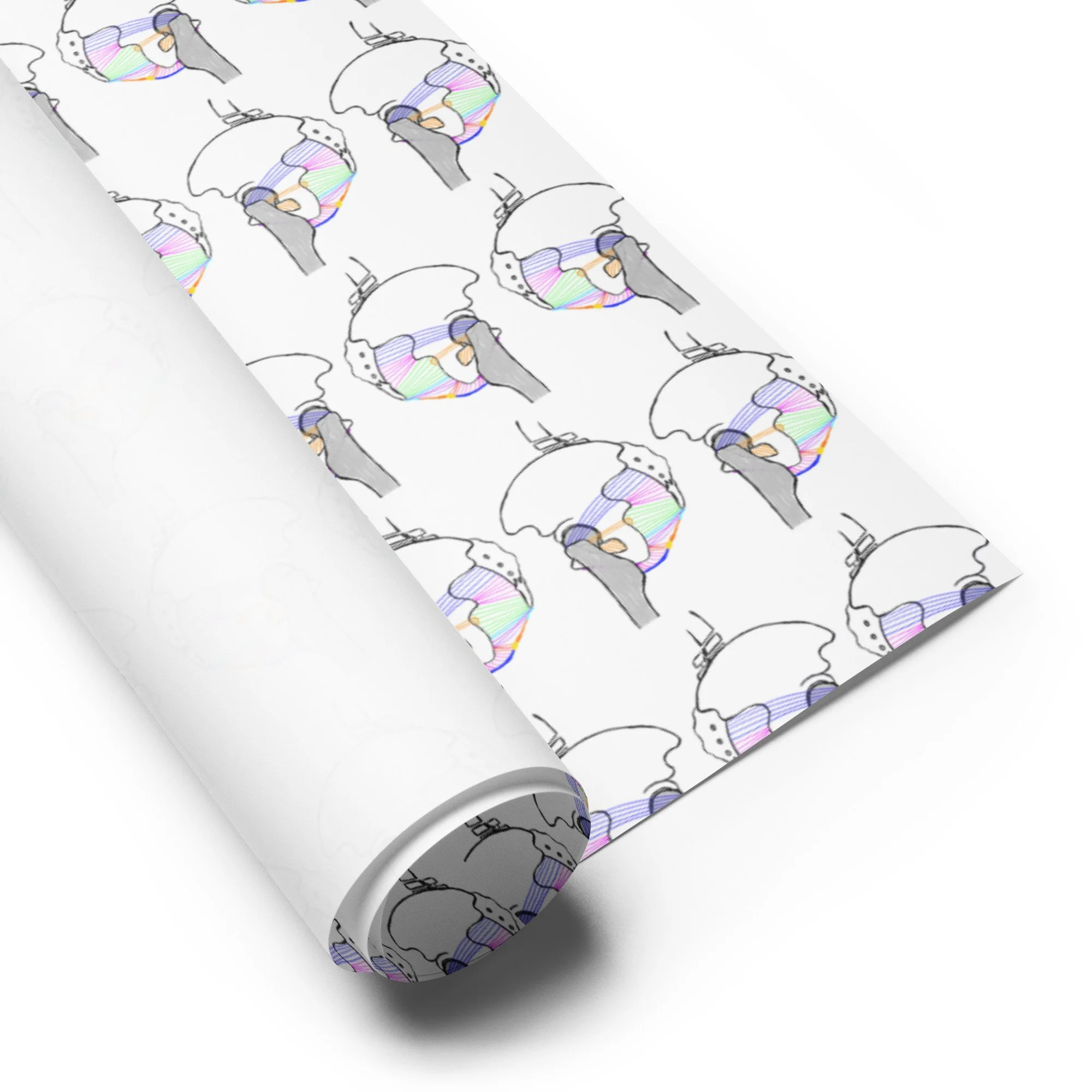 Lateral Pelvis & Pelvic Floor Wrapping paper sheets — KBWell