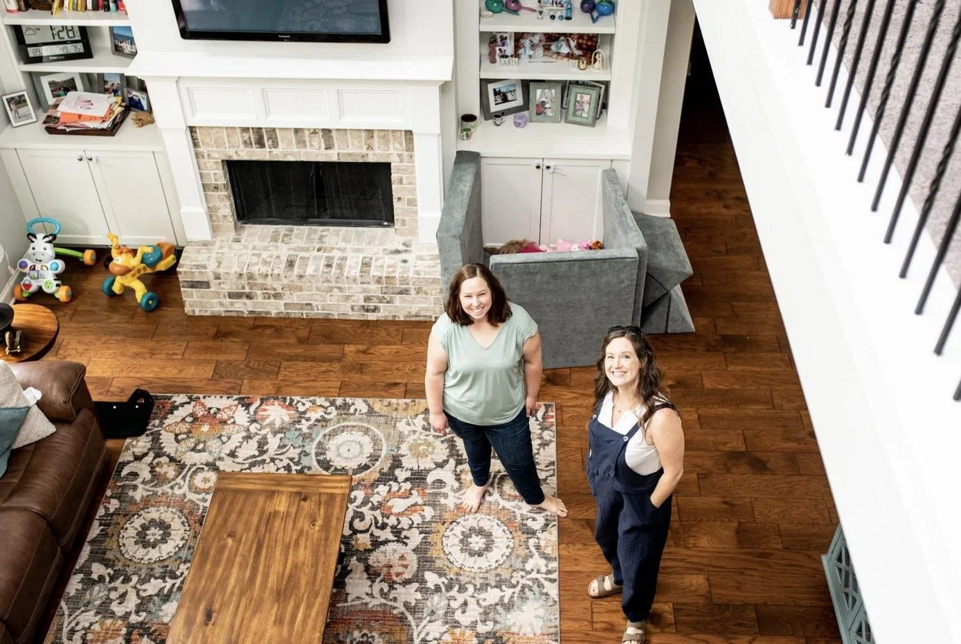 Christine with a client