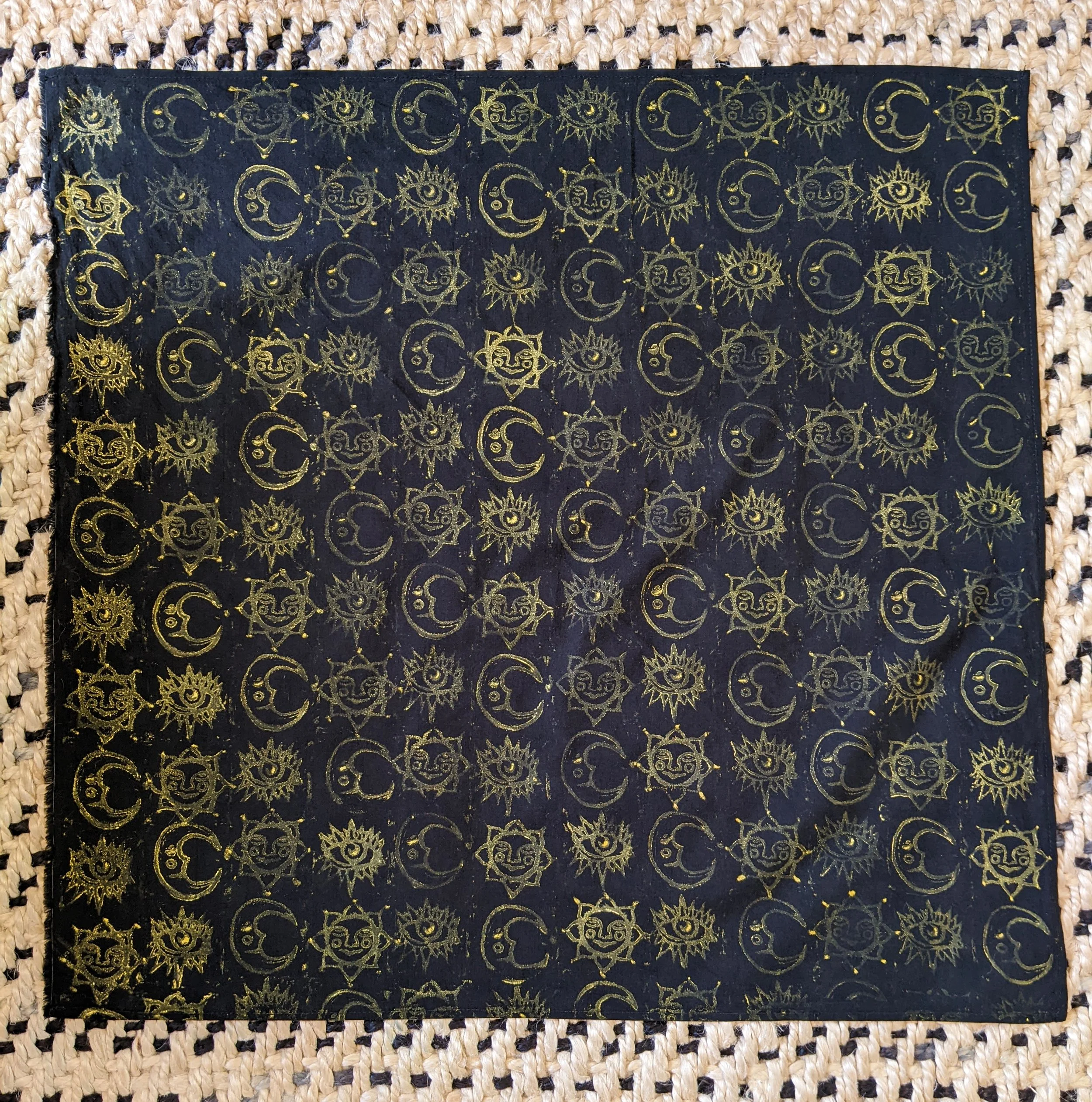 Black Bandana gold ink image.jpg