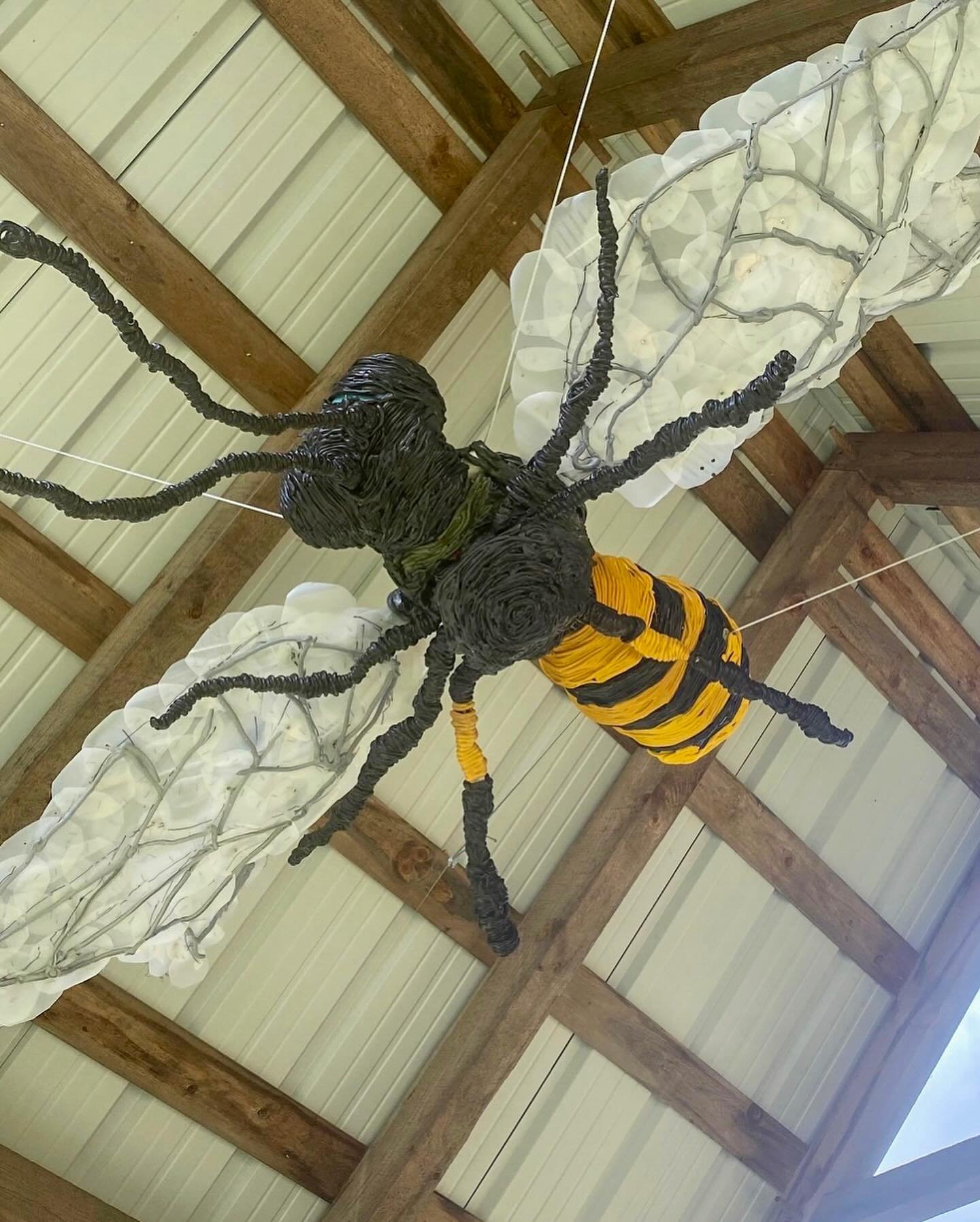 We are buzzing with joy as we introduce you to&hellip; Polly Nator! 🐝 

In partnership with the Haystack Fab Lab, Maine artist Kim Bernard (@kimbernardart), and Art Teacher Sarah Doremus (@teagoblet22) facilitated a week-long plastic recycling works