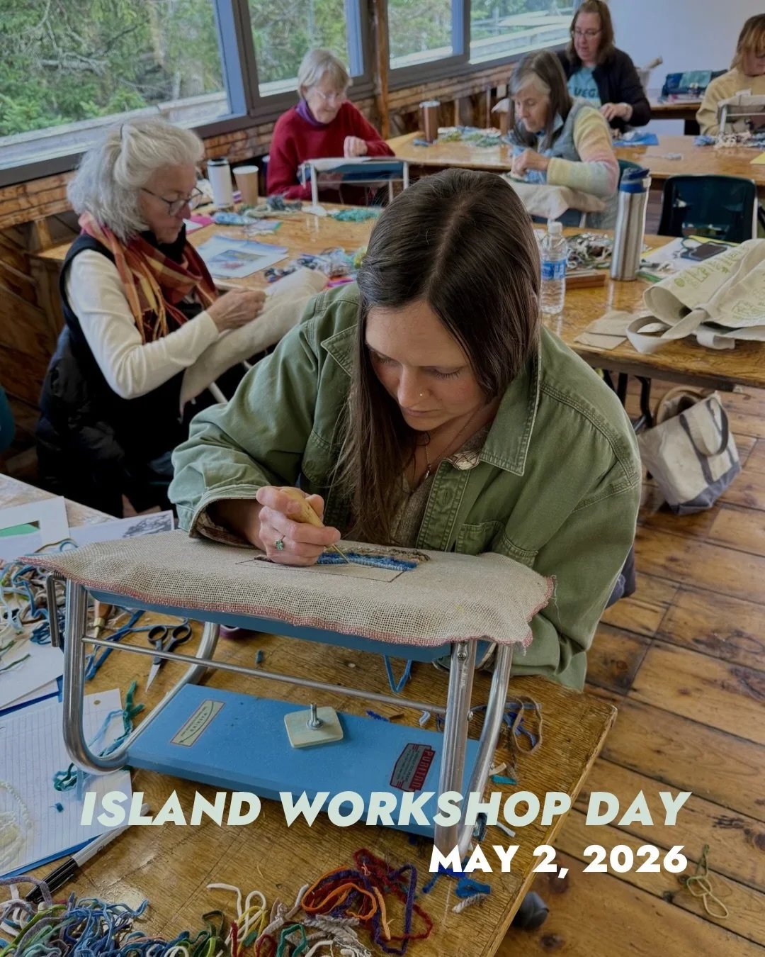 On Deer Isle, the first Saturday in May is for #IslandWorkshopDay!

Haystack opens our 75th season with a day-long program for residents of Deer Isle, Stonington, and the greater Blue Hill Peninsula of all skill levels and backgrounds (ages 18+). It&