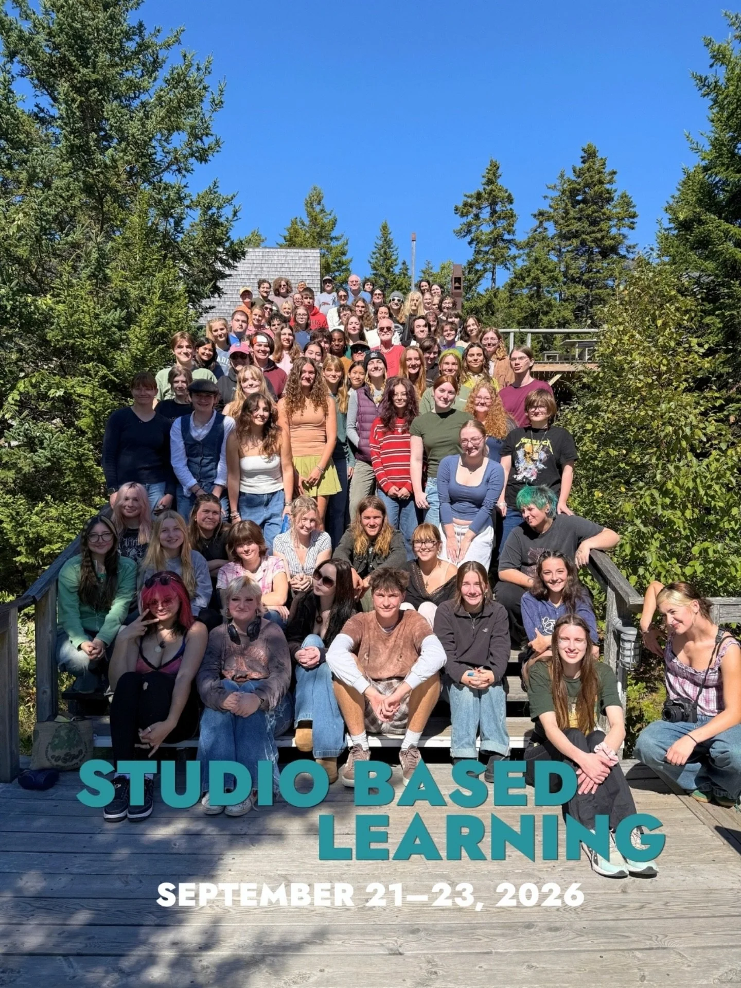The future is bright for these high school students from across Deer Isle and the Blue Hill Peninsula who came to campus for Studio Based Learning (SBL)! 😎

We&rsquo;re proud to say the SBL program has run for more than 30 years, inviting young part