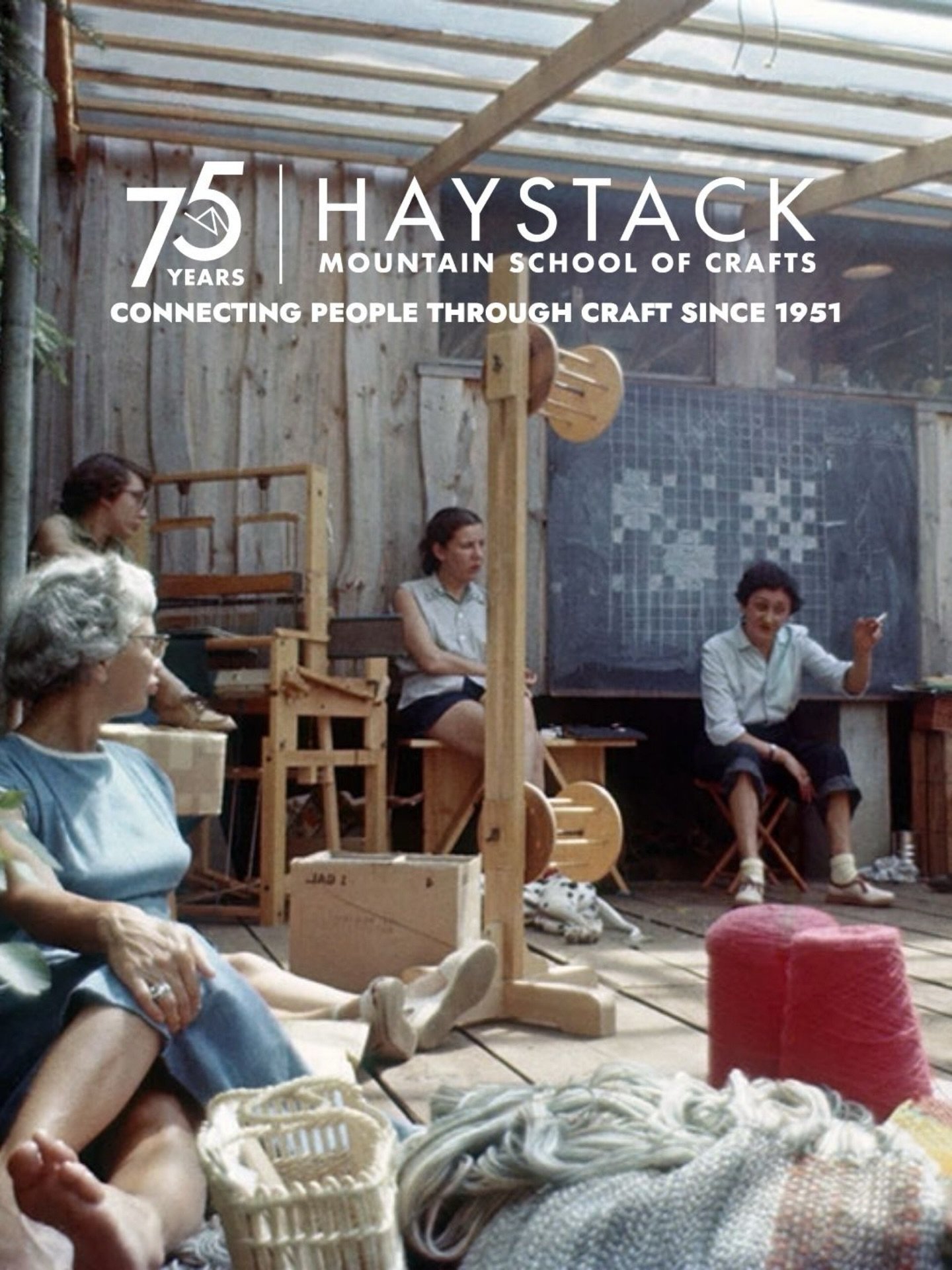 Thank you again for following along with our #ThrowBackThursday series this summer as we reflected on Haystack&rsquo;s 75-year history!

Haystack provides space and time to explore materials and making in a supportive, creative community. Help us con