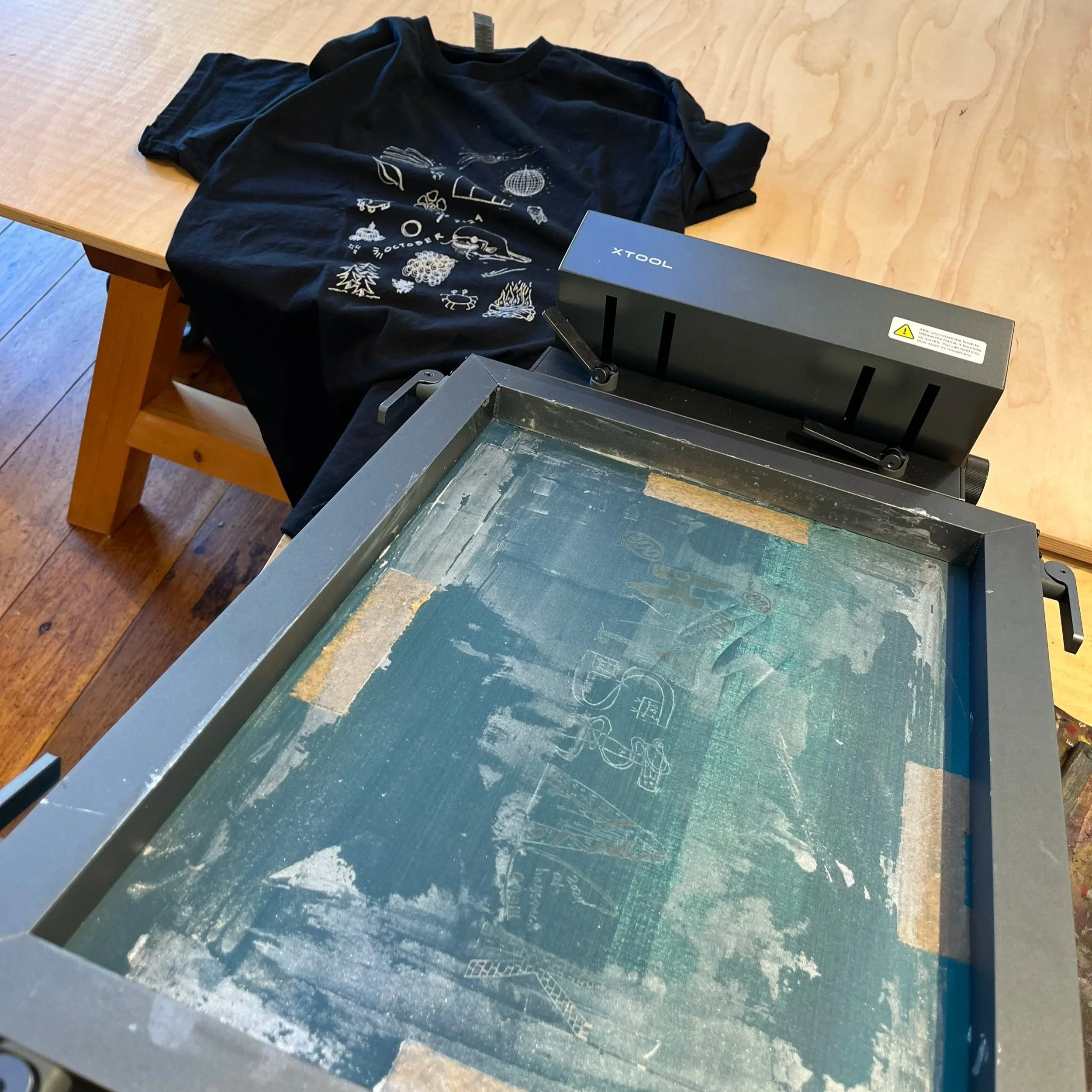 Lasercut Screenprinting