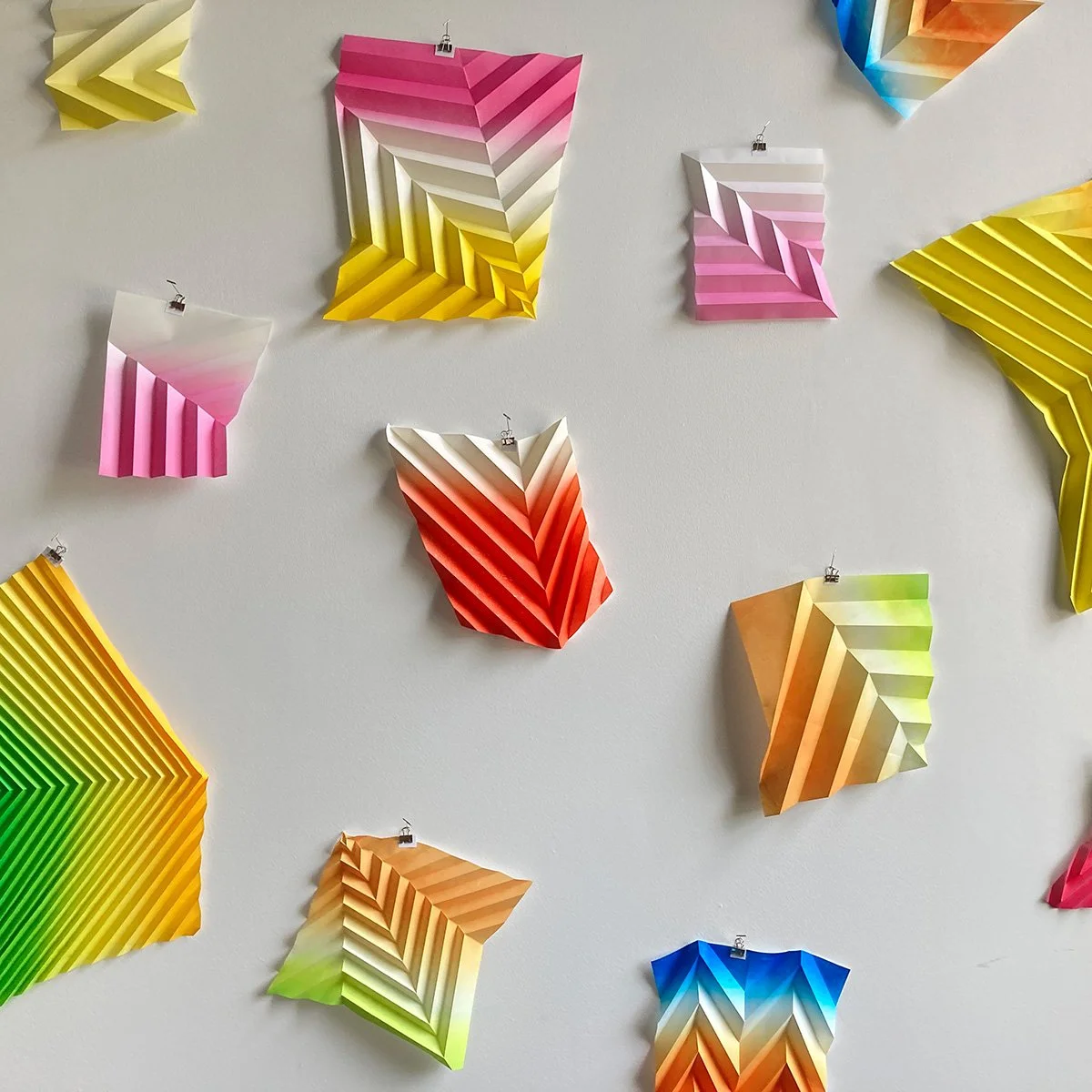 Printmaking + Paper Folding!