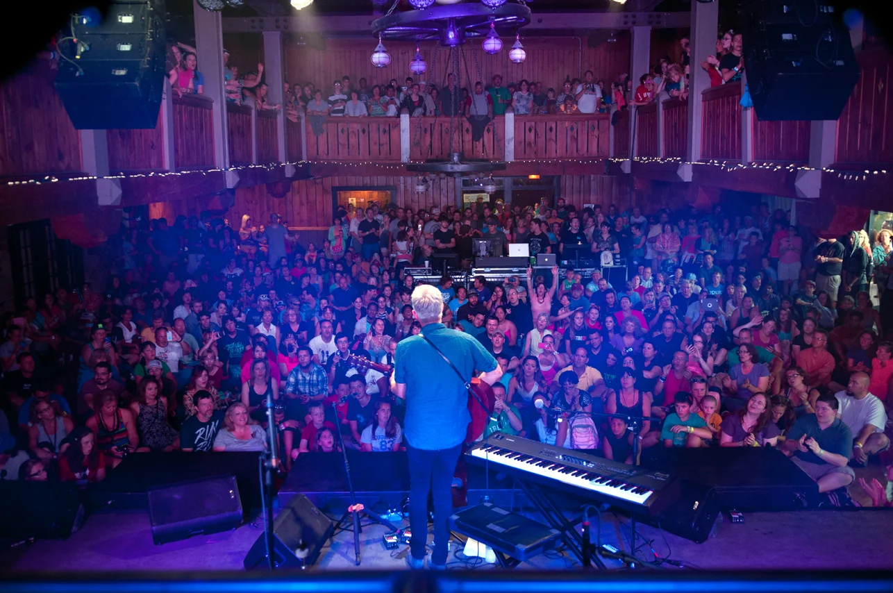Our indoor stage. Join us for intimate concerts, alternative performances, and workshops.