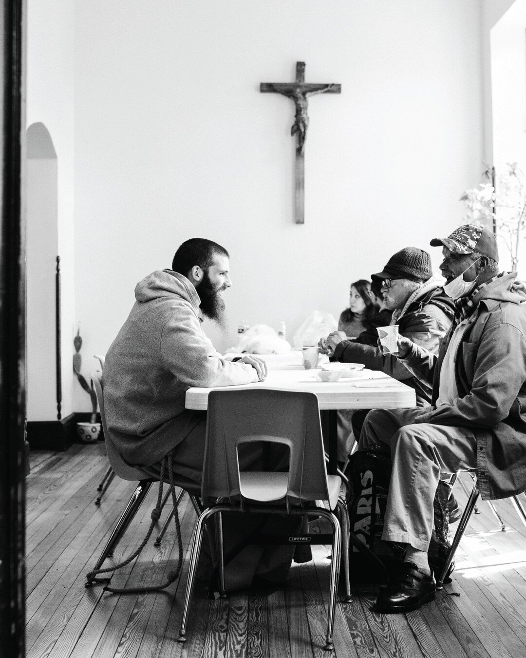 Walking around as friars, we often have people stop us and begin to share.  Sometimes they share deeply, sometimes they just want an audience for their hot takes and solutions to the world's problems.

I remember keenly walking with a friar in Guatem