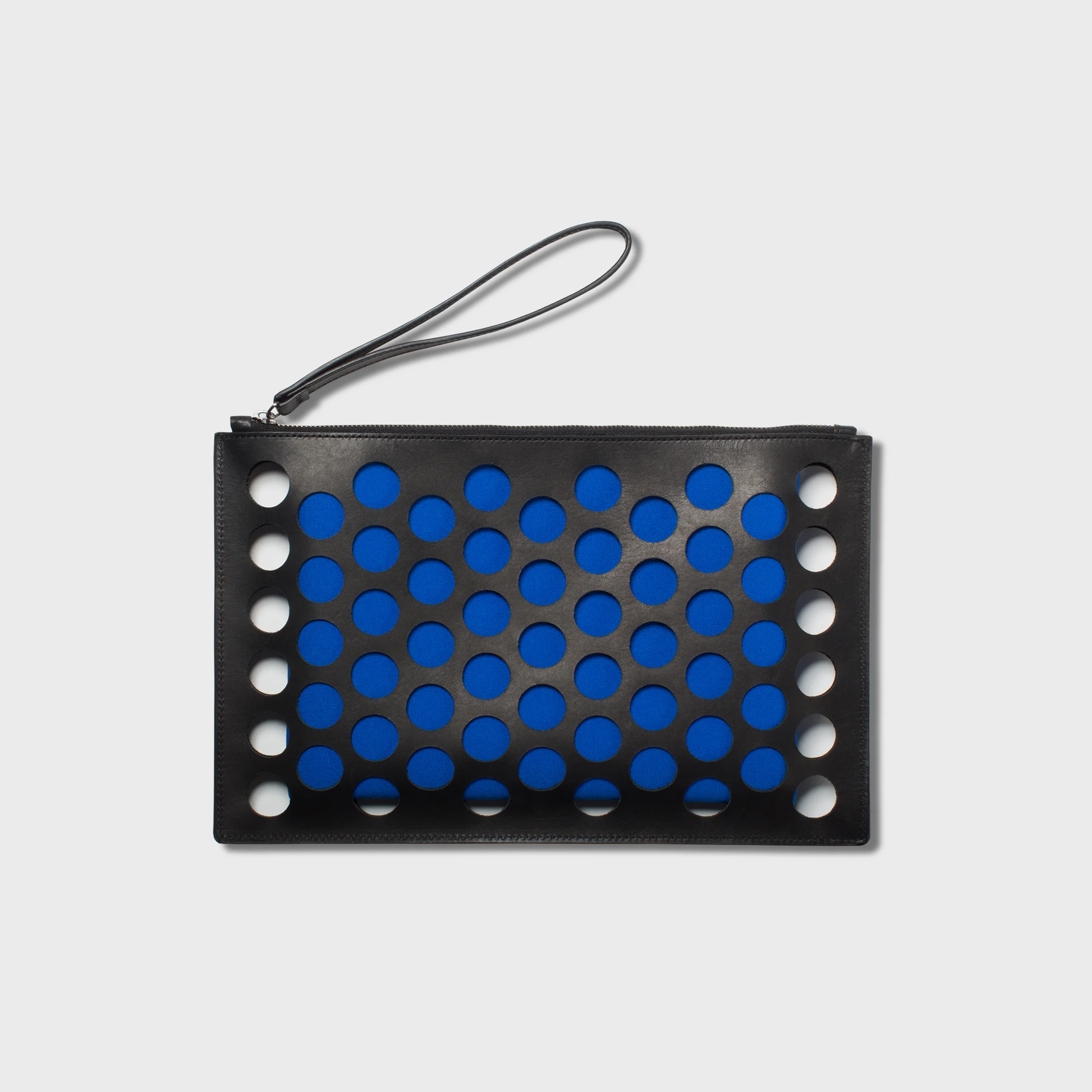 Dot Mesh Klein Clutch
