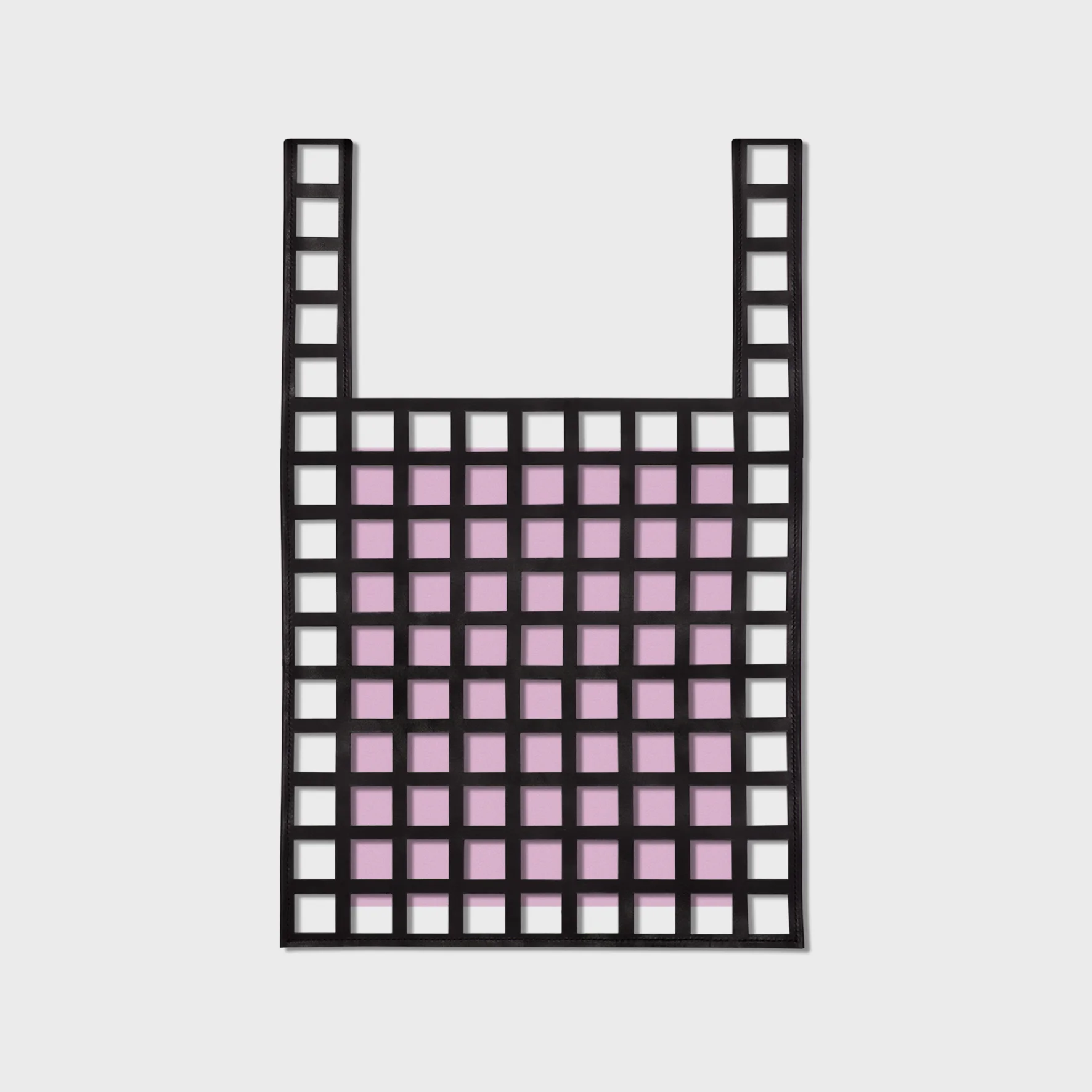 Square Mesh Pink Tote