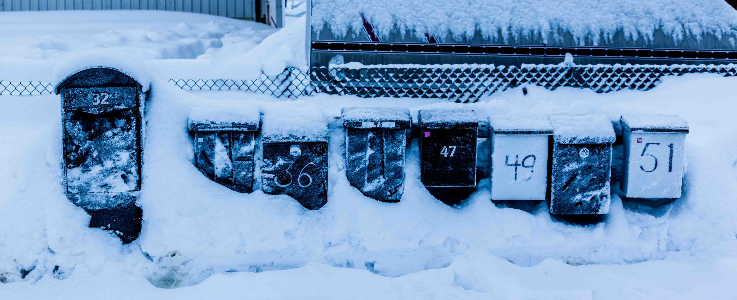 Mailboxes (Jukkasjärvi, Sweden)