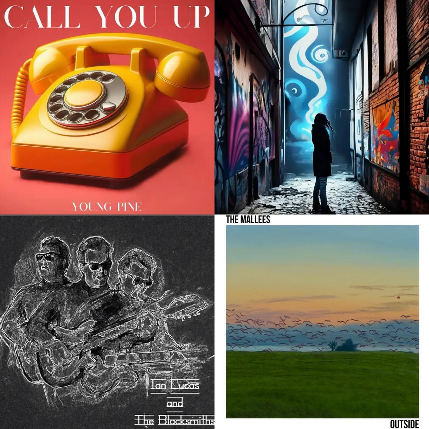Some great new releases we&rsquo;ve worked on recently. New singles from @imnochessmanofficial @themallees and @youngpineband and a full length album from Ian Lucas. 

#recordingstudio #mixing #mastering