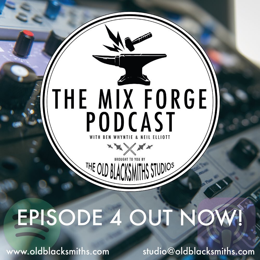 Episode 4 of The Mix Forge Podcast is out now!

&lsquo;What We Do And How We Do It (Part 2)&rsquo; sees @whynto and @neilthomaselliott give an overview of post-production; editing, the three stages of mixing, the &lsquo;jerk&rsquo;, receiving a sh*t 